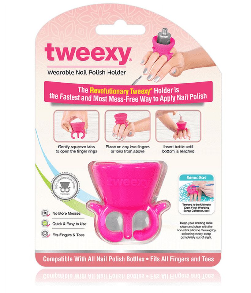 Tweexy Craft Vinyl Weeding Scrap Collector Ring for Heat Transfer Vinyl Pink